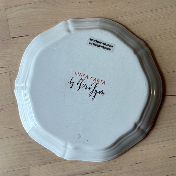 Linea Carta Canape Plate, P Priceless, Diva Pyari Anthropologie - Picture 2 of 2